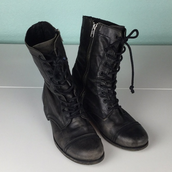 Allsaints Military Combat Boots 